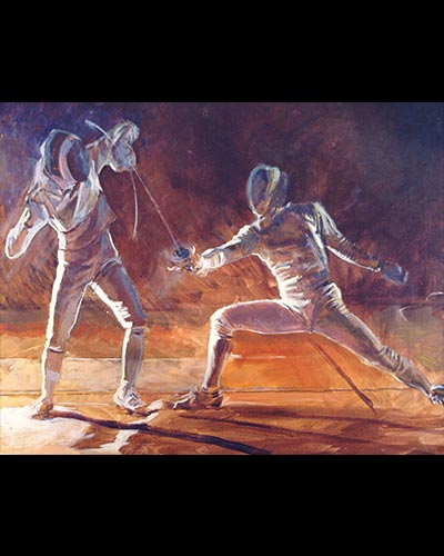 Bond Avant - acrylique & vernis 