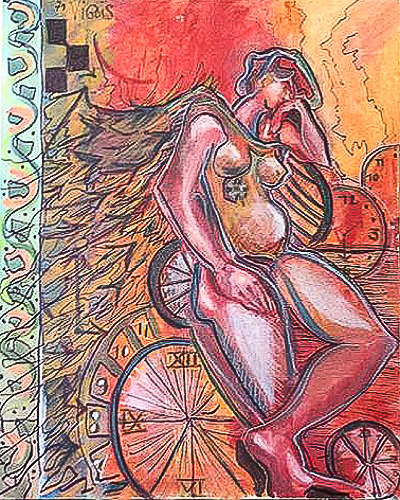 FRENCH  FUTUR  KISS  N°1 - huile