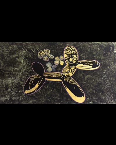 French Kiss N°12 - acrylique & vernis 