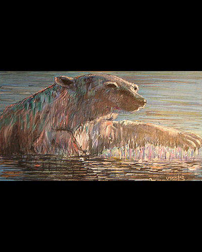 COME BACK - acrylique & vernis 